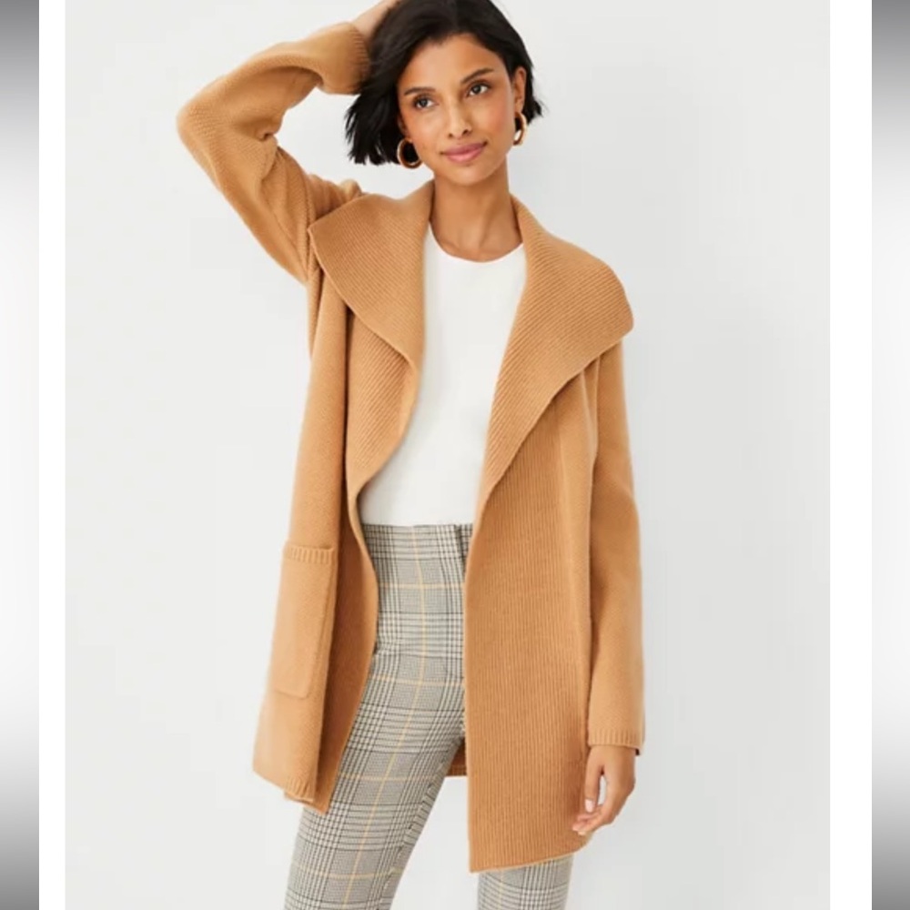 Ann Taylor Seed Stitch Coatigan